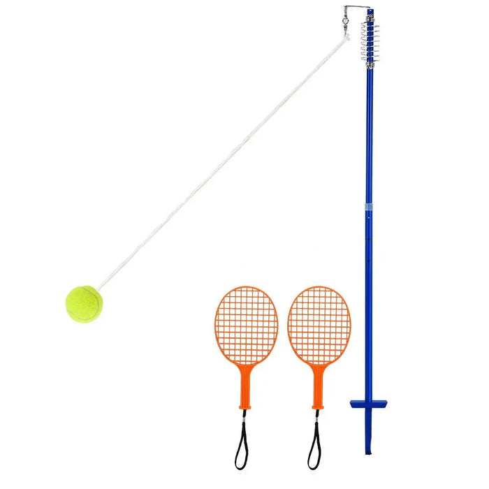 Portable Tetherball Set with Ball for Kids and Families - Little and Giant Explorers Costway