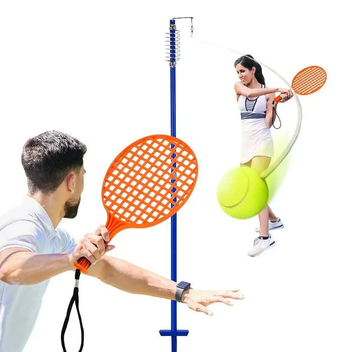 Portable Tetherball Set with Ball for Kids and Families - Little and Giant Explorers Costway