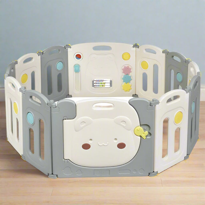 Portable Toddler Playpen - Little and Giant Explorers Costway