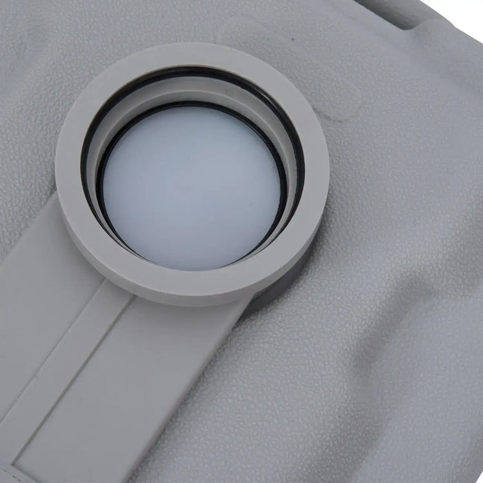 Portable Travel Mobile Toilet with 2 Detachable Tanks in Grey - Little and Giant Explorers Outsunny