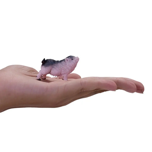 Pot-Bellied Piglet Toy - Realistic Farm Animal Model | Educational Farm Animal Figurine MOJO FUN - Little and Giant Explorers Mojo Fun