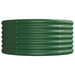 Garden Raised Bed Powder-Coated Steel in Green (224 x 80 x 36cm) - Little and Giant Explorers vidaXL