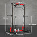Power Rack with Pulley System | All-in-One Cable Crossover Machine SPORTNOW - Little and Giant Explorers