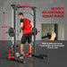 Power Rack with Pulley System | All-in-One Cable Crossover Machine SPORTNOW - Little and Giant Explorers