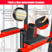 Power Tower - Red | Multi-Functional Pull-Up and Dip Station - Heavy-Duty Steel COSTWAY - Little and Giant Explorers Costway