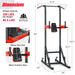 Power Tower - Red | Multi-Functional Pull-Up and Dip Station - Heavy-Duty Steel COSTWAY - Little and Giant Explorers Costway