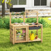 Pretend Play Kitchen with Plants Observation Room - Little and Giant Explorers Costway