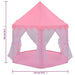 Princess Play Tent with 250 Balls - Little and Giant Explorers vidaXL