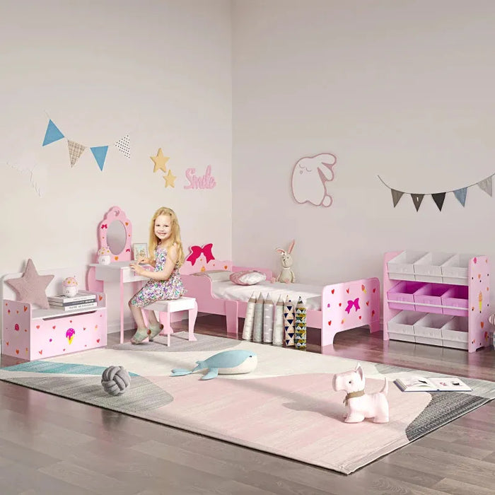 Princess-Themed Kids Bed (74 x 143cm) - Little and Giant Explorers ZONEKIZ