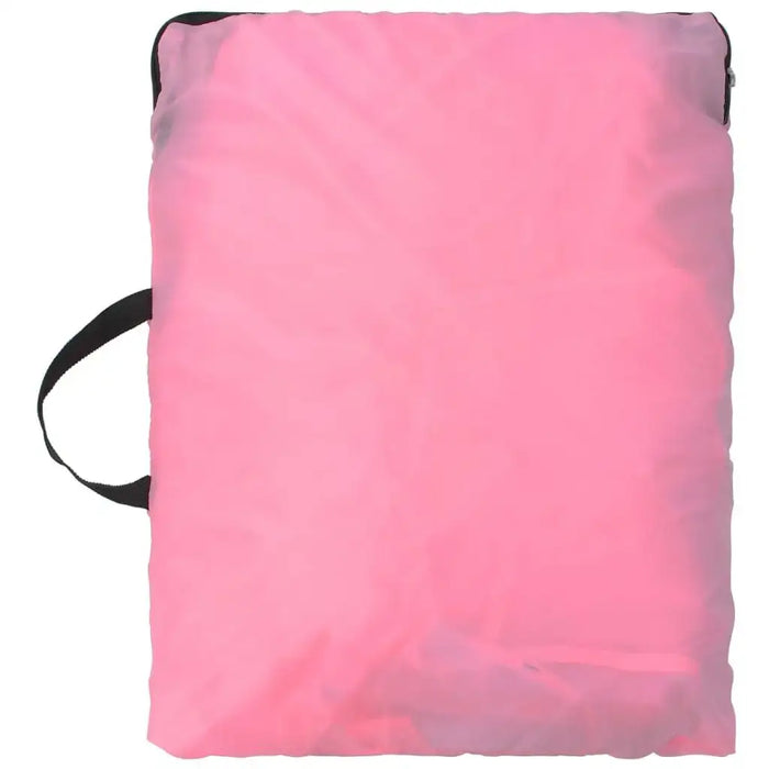 Pink carrying bag with black handle for princess play tent and soft play balls