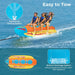 Professional 3-Rider Banana Boat | Water Sports Towable Tube COSTWAY - Little and Giant Explorers Costway