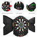 Professional Electronic Dartboard Set | LED Scoring Dart Game with 12 Darts COSTWAY - Little and Giant Explorers Costway