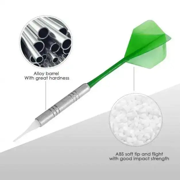 Professional Electronic Dartboard Set | LED Scoring Dart Game with 12 Darts COSTWAY - Little and Giant Explorers Costway