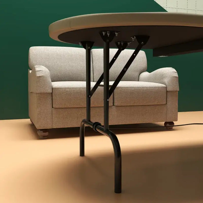 Professional Folding Poker Table for 8 Players | 10 Cup Holders - Portable Design SPORTNOW - Little and Giant Explorers SPORTNOW