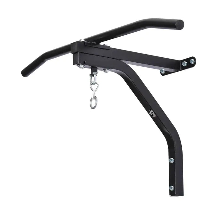 Punch Bag Wall Bracket with Pull-Up Bar | Heavy Duty Steel - 130kg Capacity HOMCOM - Little and Giant Explorers HOMCOM