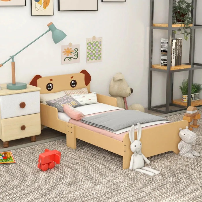 Puppy Themed Kids Bed (74 x 143cm) - Little and Giant Explorers ZONEKIZ