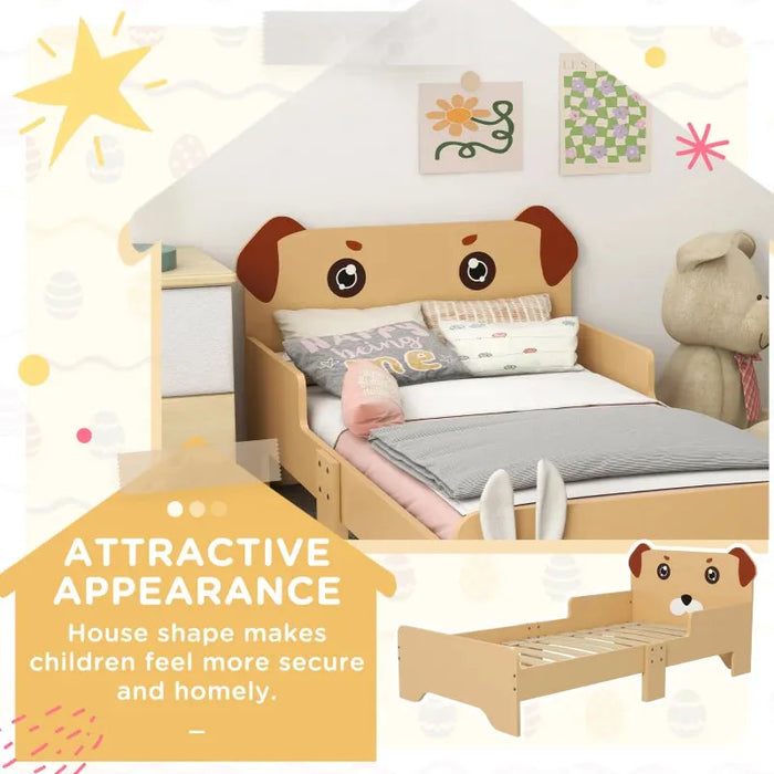 Puppy Themed Kids Bed (74 x 143cm) - Little and Giant Explorers ZONEKIZ