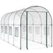 PVC & Powder-Coated Steel Transparent Greenhouse (160 x 400 x 190cm) - Little and Giant Explorers vidaXL