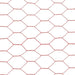 Chicken Wire Fence Steel with PVC Coating in Red (25 x 0.5m) - Little and Giant Explorers vidaXL