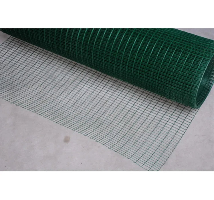 PVC Coated Welded Wire Mesh Fencing for Poultry 30m - Little and Giant Explorers PawHut