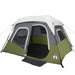 Quick Release Family Tent with LED in Light Green (6 persons) - Little and Giant Explorers vidaXL