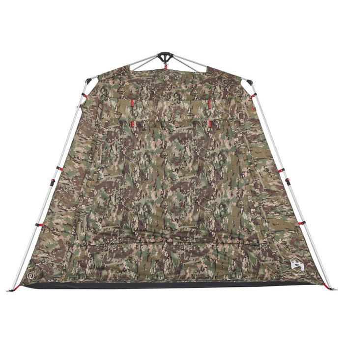 Quick Release Fishing Tent in Camouflage (4 persons) - Little and Giant Explorers vidaXL