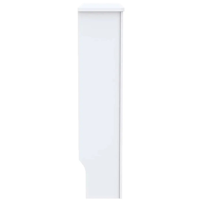 White cabinet door on a white background