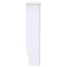 White cabinet door on a white background