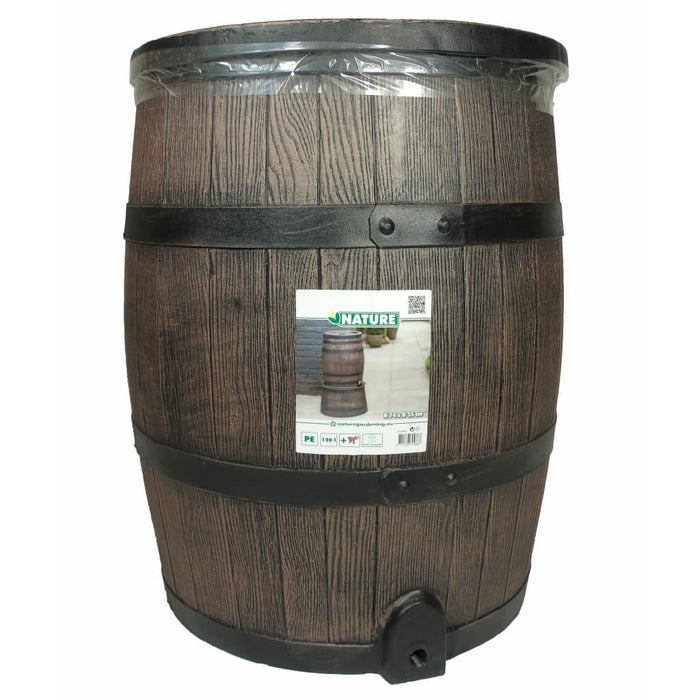 Water Rain Butt with Wood Look 120 L - Little and Giant Explorers Nature