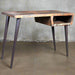 Reclaimed Wood Desk with Iron Legs - Little and Giant Explorers vidaXL