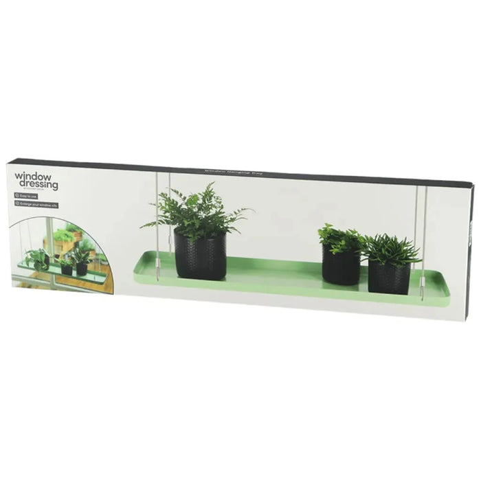 Rectangular Hanging Plant Tray in Green | Large - Little and Giant Explorers Esschert Design