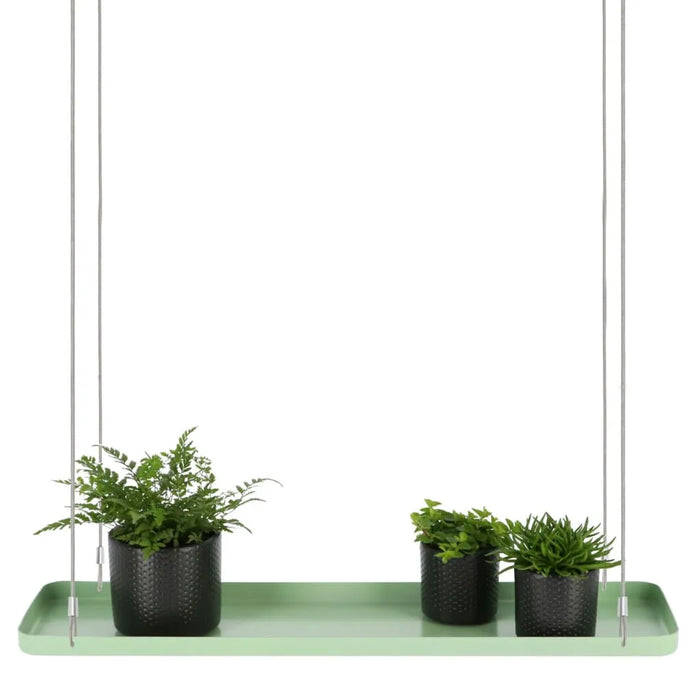 Rectangular Hanging Plant Tray in Green | Large - Little and Giant Explorers Esschert Design