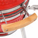 Red Ceramic Kamado Grill – Wood or Charcoal Smoker BBQ | 27cm Cooking Grid VIDAXL - Little and Giant Explorers vidaXL