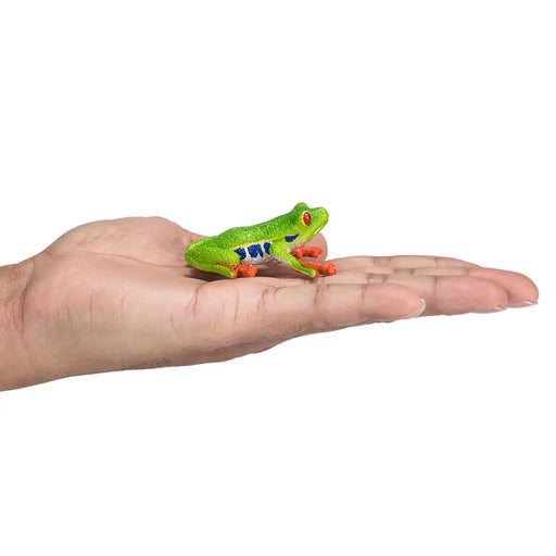 Red-Eyed Tree Frog Toy - Realistic Rainforest Amphibian Figure | Educational Amphibian Model MOJO FUN - Little and Giant Explorers Mojo Fun