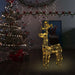 Reindeer Christmas Decoration 90 LEDs (60 x 16 x 100cm) - Little and Giant Explorers vidaXL