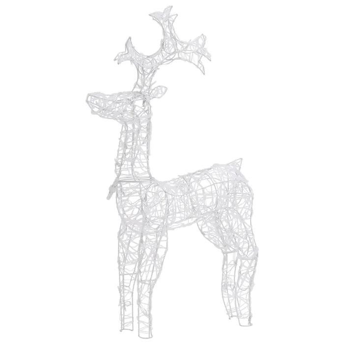 Reindeer Christmas Decoration 90 LEDs (60 x 16 x 100cm) - Little and Giant Explorers vidaXL