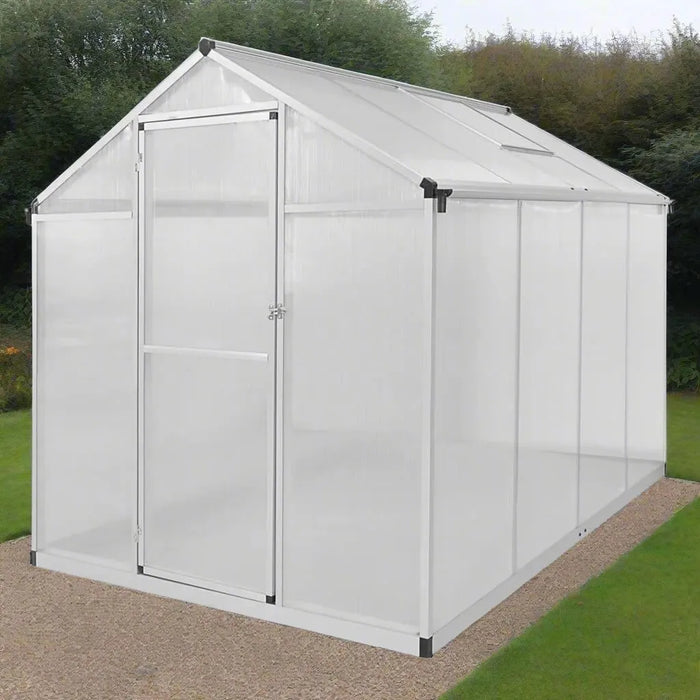 Reinforced Aluminium Greenhouse with Base Frame 4.6 m² - Little and Giant Explorers vidaXL