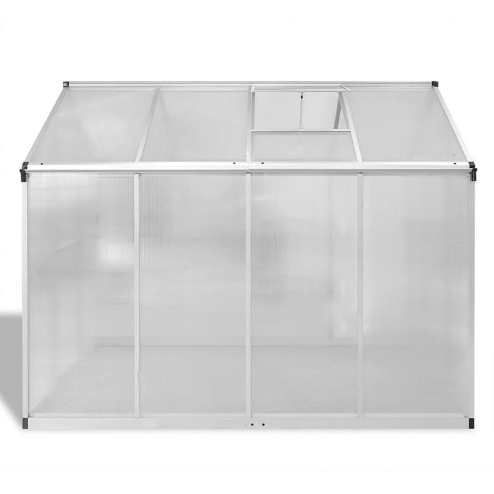 Reinforced Aluminium Greenhouse with Base Frame 4.6 m² - Little and Giant Explorers vidaXL