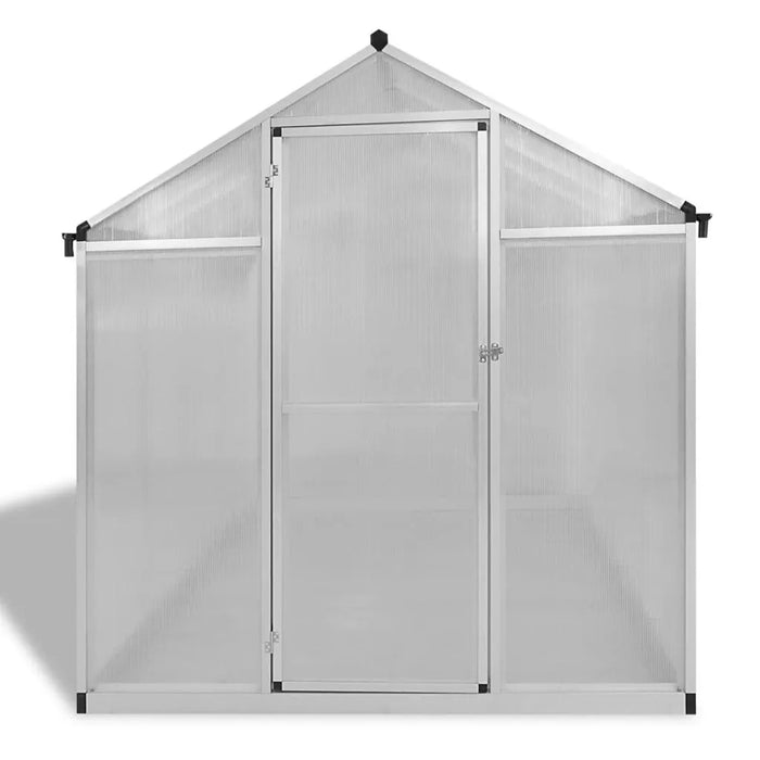 Reinforced Aluminium Greenhouse with Base Frame 4.6 m² - Little and Giant Explorers vidaXL