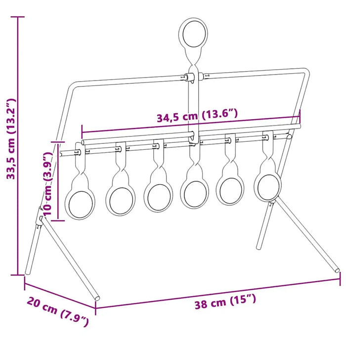 Resetting Target – Black | Steel Pellet Catcher for Indoor and Outdoor Shooting Practice VIDAXL - Little and Giant Explorers