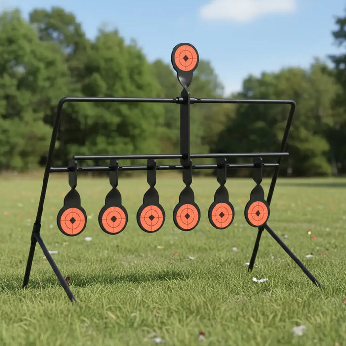 Resetting Target – Black | Steel Pellet Catcher for Indoor and Outdoor Shooting Practice VIDAXL - Little and Giant Explorers