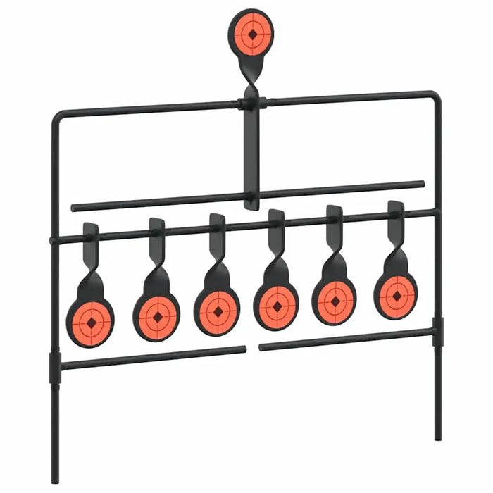 Resetting Target – Black | Steel Pellet Catcher for Indoor and Outdoor Shooting Practice VIDAXL - Little and Giant Explorers