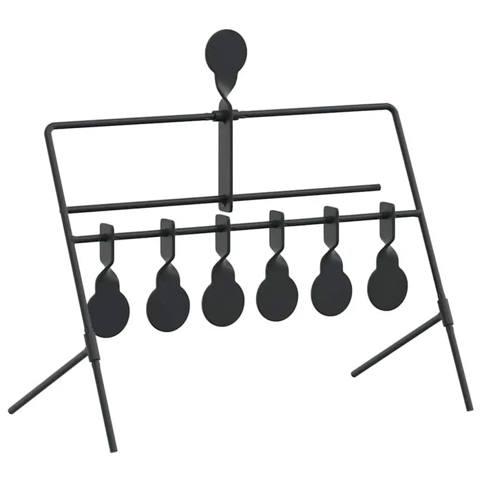 Resetting Target – Black | Steel Pellet Catcher for Indoor and Outdoor Shooting Practice VIDAXL - Little and Giant Explorers