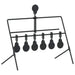 Resetting Target – Black | Steel Pellet Catcher for Indoor and Outdoor Shooting Practice VIDAXL - Little and Giant Explorers