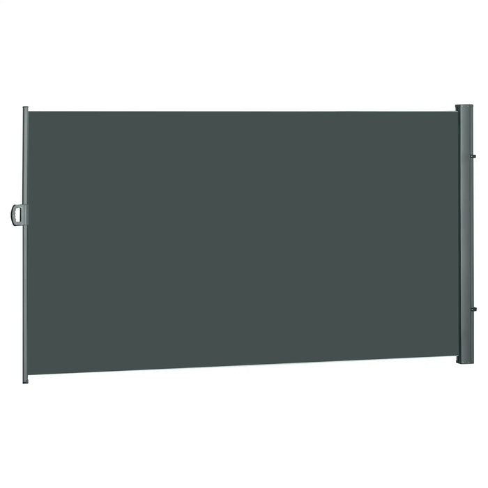 Retractable Sun Side Awning in Grey (3 x 2m) - Little and Giant Explorers Outsunny