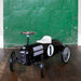 Retro Racing Ride-On Car – Black | Metal Classic Racer - Toddler Foot-to-Floor Toy VILAC - Little and Giant Explorers Vilac