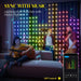 RGB Curtain Fairy Lights | 3x3m App-Controlled Hanging Lights with 400 LEDs HOMCOM - Little and Giant Explorers HOMCOM