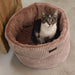 Ribbed Cat Basket in Pink (50 x 35cm) - Little and Giant Explorers Designed by Lotte