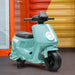 Ride On Kids Motorbike with Headlight, Music and Training Wheels in Green 6V - Little and Giant Explorers AIYAPLAY