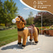 Ride-On Pony – Dark Brown Plush Horse | Motion-Powered Ride-On AIYAPLAY - Little and Giant Explorers